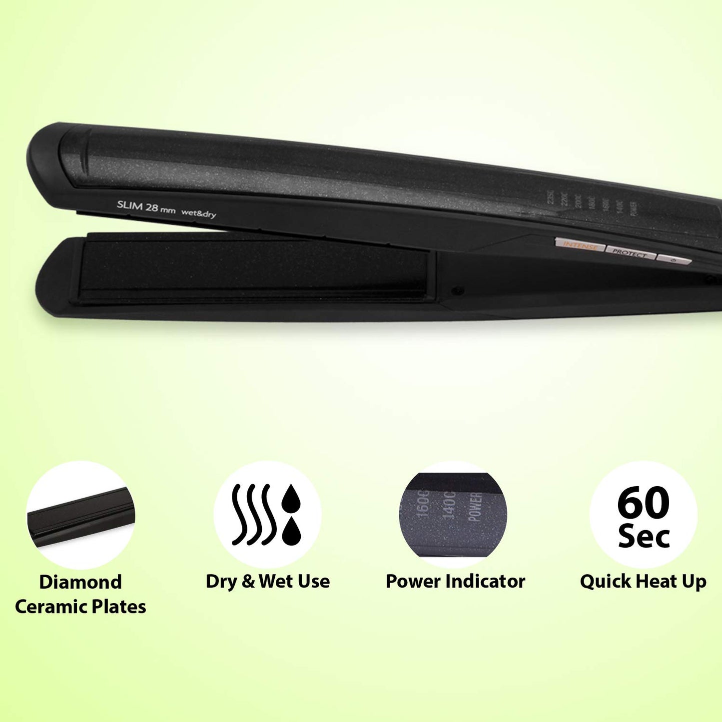 BaBylissPRO BaByliss ST327E Haarglätter Slim 28 mm Intense Protect