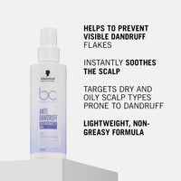BC Bonacure Schwarzkopf Professional Bonacure Anti Dandruff Serum Hair Serum For Dandruff Prone Scalps Superfood Complex Superberries AHA Eliminates Visible Dandruff Flakes Vegan pH Balanced Formula 100 ml