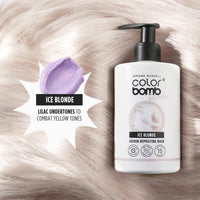 Jerome Russell Color Bomb Blondes - Ice Blonde Colour Depositing Conditioning Mask, 300ml