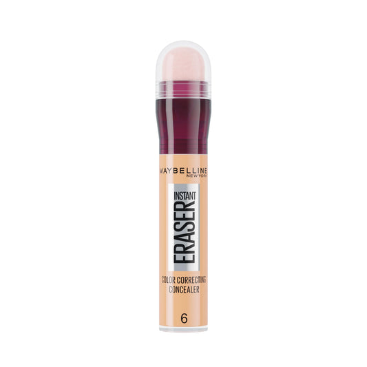 Maybelline Concealer Instant Anti Age Eraser Eye Colour Correcting Concealer, Counteracts Redness, Natural Soft-Focus Finish, Dermatologist Tested & Suitable for Sensitive Skin, 06 Neutraliser