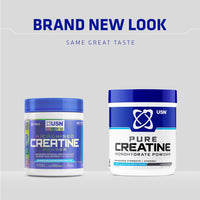 USN Micronised Creatine Powder 230g (67 Servings): 100% Pure Creatine Monohydrate Powder for Performance and Muscle Recovery, Suitable for Vegans - Unflavoured