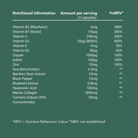 Ultimate Collagen Capsules Complex - High Strength 2500mg Supplement - 16 Nutrients for Healthy Joints Skin Hair - Hydrolysed Marine Collagen Peptides - Collagen Powder & Tablet Alternative