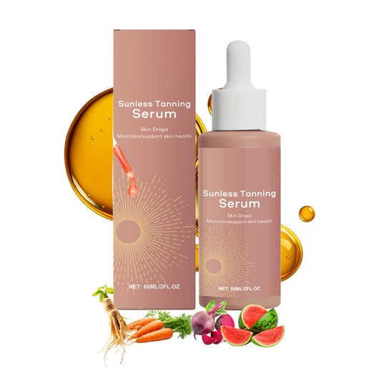 generic Self Tanning Drops for Face – Natural Sunless Glow, Gradual Tan Moisturiser, UV-Free & Safe Face Tanner for Women, Hydrating Self Tan Glow Drops