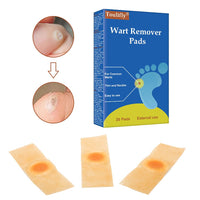 Cherioll Wart Remover, Wart Remover Pads, Wart Treatment, Wart Remover for Hands, Feet, Feet Callus Remove, Verruca and Wart, Relief Pain Removal Warts Plaster, Soften Skin Cutting Sticker Toe Protector, 20 PC