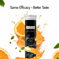 Kapiva Himfoods Shilajit Plus Fizz - Ayurvedic Energy & Stamina Boosting Effervescent 20 Tablets