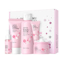 Fashion Base Skin Care For Teenage Girls,Sakura Skincare Set (Sakura-5PCS)