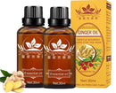 BloomBelle Ginger Massage Oil, Lymphatic Drainage Ginger Oil, Essential Oil Belly Drainage,Natural Pure Extracts Turmeric Massage Oil,Relieves Relax Muscle Soreness Dispels, Cold and Dehumidifies-30ml (2)