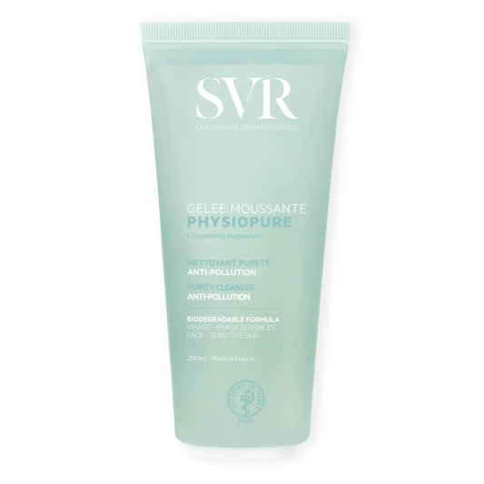SVR PHYSIOPURE Foaming Face Gel/Make Up Remover with Oxygenating Magnesium for Normal to Balanced Skin, 11-Ingredient Minimalist Formula, 200ml