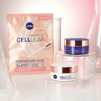 NIVEA Cellular Expert Lift Anti-Age Night Cream (50ml), Anti-Wrinkle Night Cream with Pure Bakuchiol, Night Face Cream Containing Hyaluronic Acid, Night Cream for Women