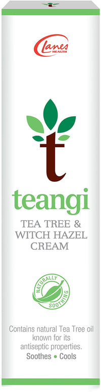 2 x Teangi Tea Tree & Witch Hazel Cream (28g) | 100% Naturally Pure | Skin Relief | Pain Relief
