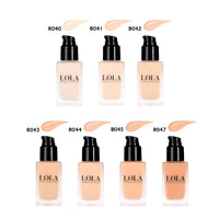 Lola Make Up by Perse LOLA Make Up by Perse Matte Long-Lasting Liquid Foundation – Full Coverage, Buildable Matte Finish, Oil-Absorbing, Shine-Free, Long-Lasting – Paraben-Free, Vegan, Cruelty-Free – [R043-Medium]