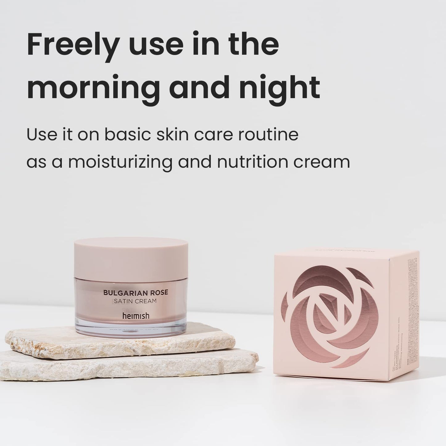 HEIMISH Bulgarian Rose Satin Cream - 55ml - Brightening + Anti-Wrinkle