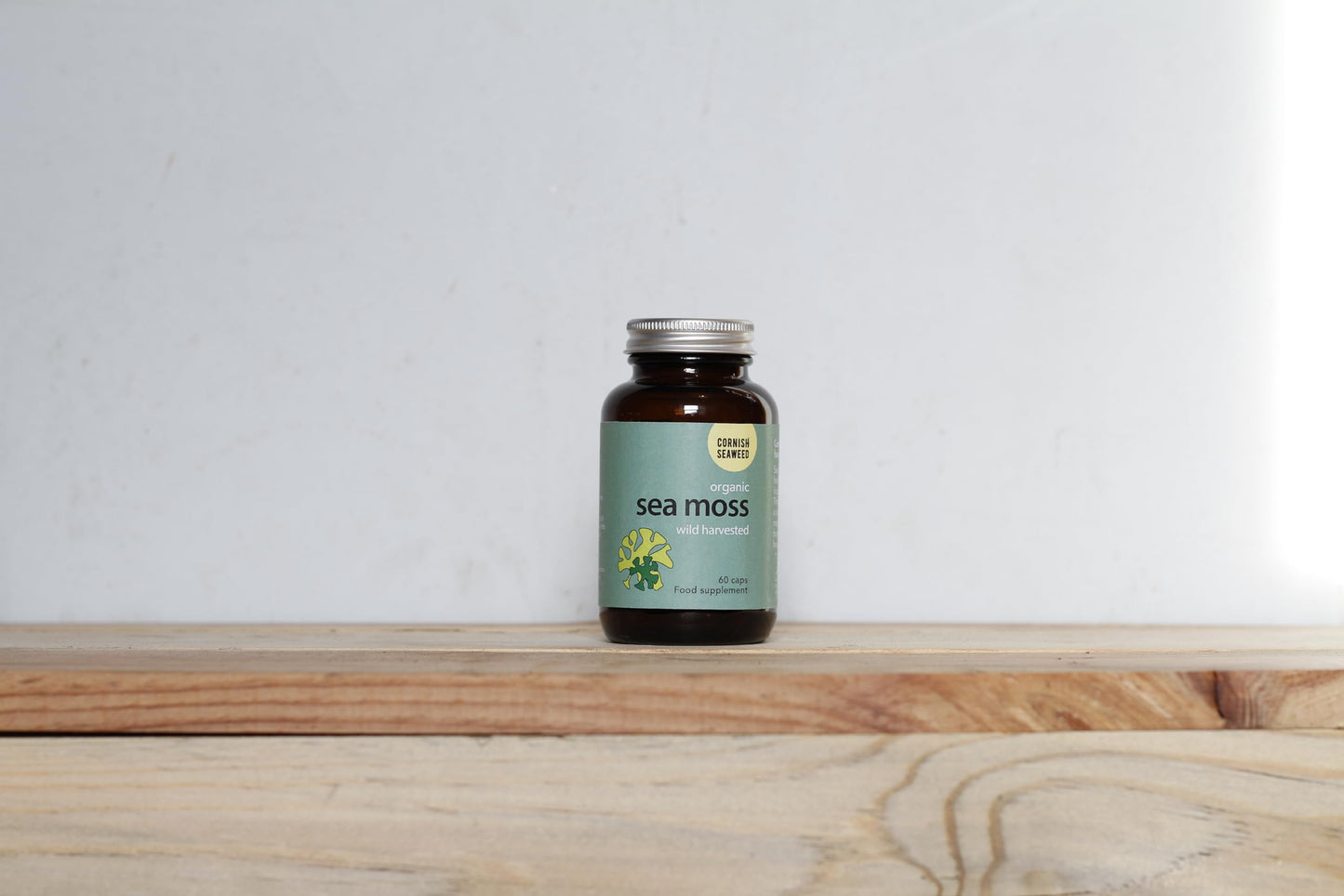Wild Harvested Sea Moss Supplement by The Cornish Seaweed Company | Use for Improved Cognitive Function | 1 Months Supply 60 Capsules | 100% Organic Cornish Seaweed