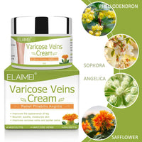 Solotree Varicose Veins Cream, Varicose Vein Treatment, Spider Vein Treatment Cream for Legs, Improve Blood Circulation, Tired and Heavy Legs Fast Relief