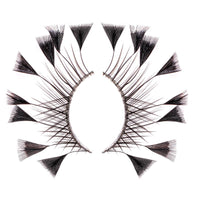 Dorisue Halloween eyelashes Yzma Eyelashes Dsiney Spider eyelashes Firework Feather eyelashes Custom Cosplay Dramatic Extra Long lashes for PartyZ