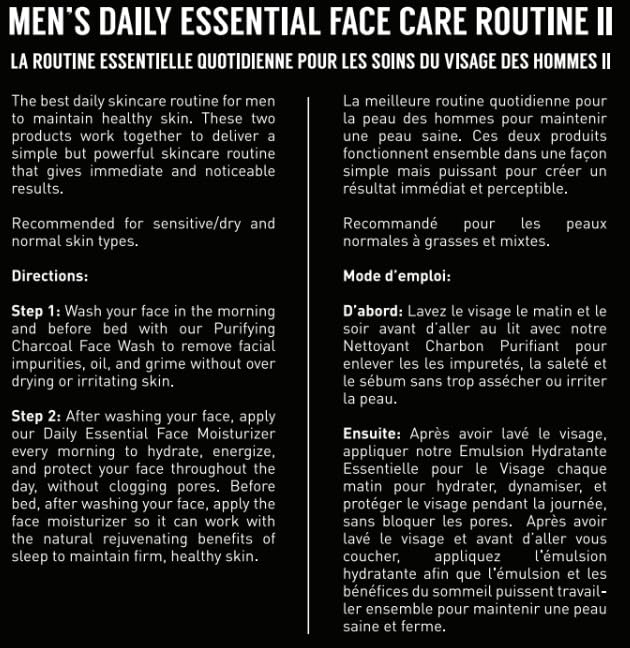 Brickell Men's Products Brickell Men's Daily Essential Face Care Routine II, Purifying Charcoal Face Wash and Daily Essential Face Moisturizer, Natural and Organic, Scented