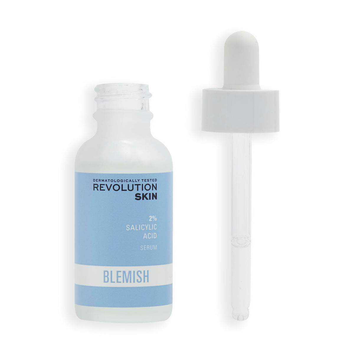 Revolution Skincare London, 2% Salicylic Acid, Targeted Blemish Face Serum, Lightweight & Oil Free, 30ml