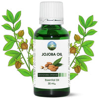NPOW Jojoba Oils - 100% Pure & Natural Jojoba Oil for Face, Body, Beard, Nails & Hair Growth Oil - Moisturizing Hair Oils, Cold Pressed Vegan Friendly, 30ml