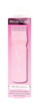 Brushworks Hair Oil Applicator - Easy-Use Comb-Head Hair Serum & Oil Applicator Bottle with Measurement Markings for Even Hair & Scalp Application – Vegan & Cruelty Free