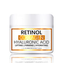 Retinol Face Cream with Hyaluronic Acid & Vitamin E - Collagen Cream - Anti Wrinkle Face Cream - Skin Lightening Cream - Dark Spot Remover - Anti Aging Face Cream - Night Cream for Women