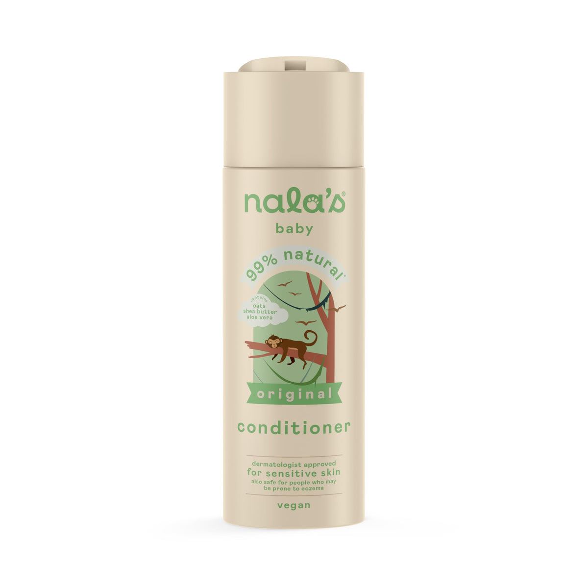 Nala's Baby Conditioner | Award-Winning | 99% Natural | Dermatologically-Tested and Paediatrician-Approved | Nourishing Blend of Castor Oil and Aloe | Vegan | 200ml