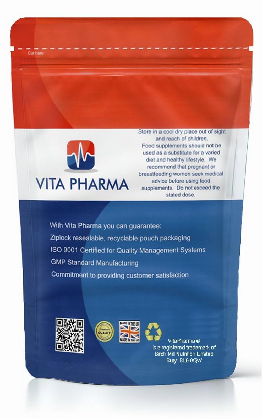 Vita Pharma VITA PHARMA Plant Sterols 1000mg 60 Tablets, Balanced Lipid Levels, Circulatory Health, Healthy Cholesterol Levels, Heart Wellness
