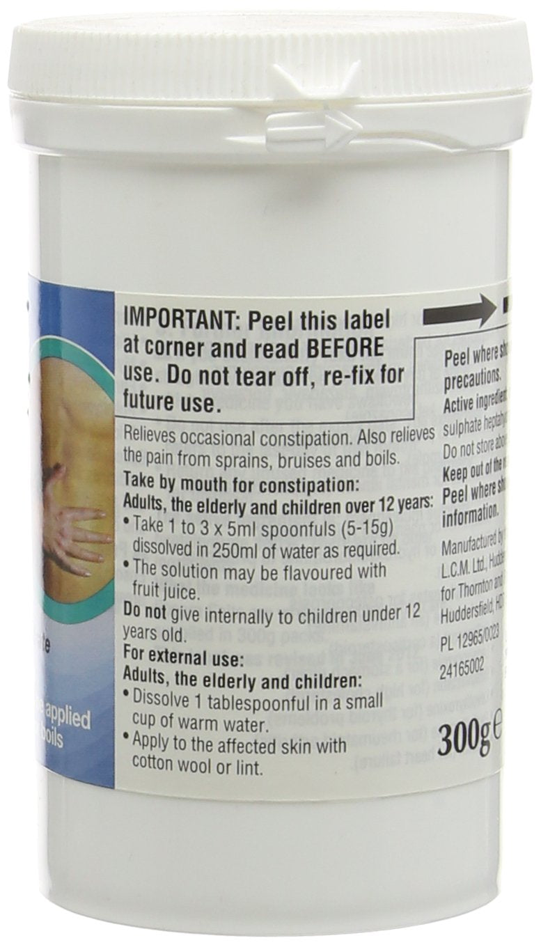 Care Epsom Salts 300G - Relieves Occasional Constipation or Can Be Applied to Sprains, Bruises or Boils