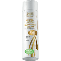 VITAMINS hair cosmetics Keratin Leave in Conditioner for Damaged Hair – Intense Hair Moisturiser Cream for Fine, Thin Locks – Sulfate Free, Hydrating, Detangling & Anti Frizz – 250 ML