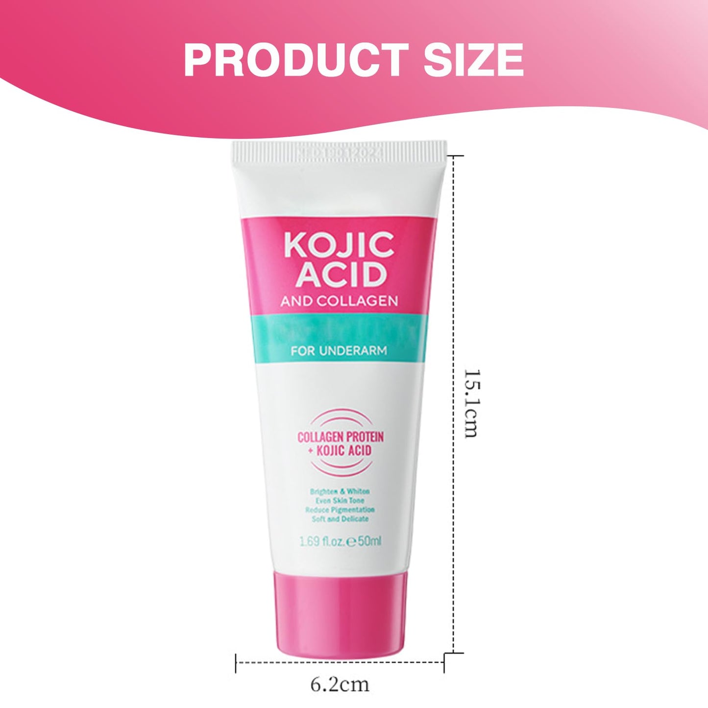 Bettinay 2 Pcs Underarm Skin Cream, Kojic Acid and Collagen Skin Cream for Intimate Area Improve Odor