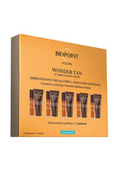 Biopoint Solaire Wonder Tan tanning set: tanning agent for face and body + aftersole attachment, 1 pack of 5 tanning agents (10 ml x 5) and 5 fixers (20 ml x 5)