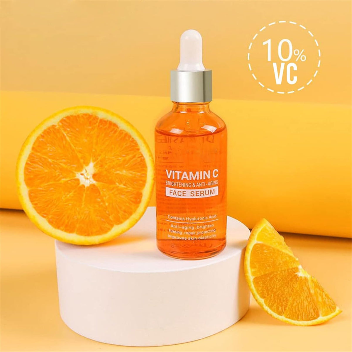 Cappuvini Vitamin C Face Serum, Brightening & Anti-aging Facial Serum for Face with Hyaluronic Acid for Face Even Skin Tone, Lines & Wrinkles (1)
