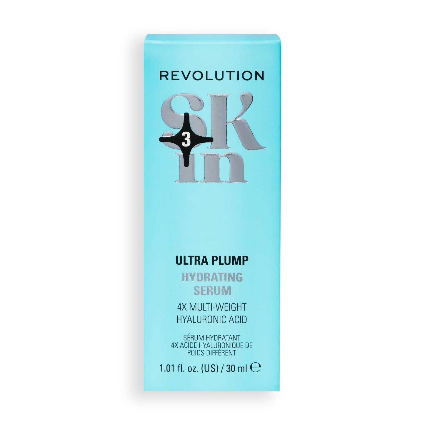 Revolution Skincare London Revolution Skin, Ultra Plump Multi-Weight Hyaluronic Acid Hydrating Serum, Face Serum, Long-Lasting Hydration, Vegan & Cruelty-Free, 30ml