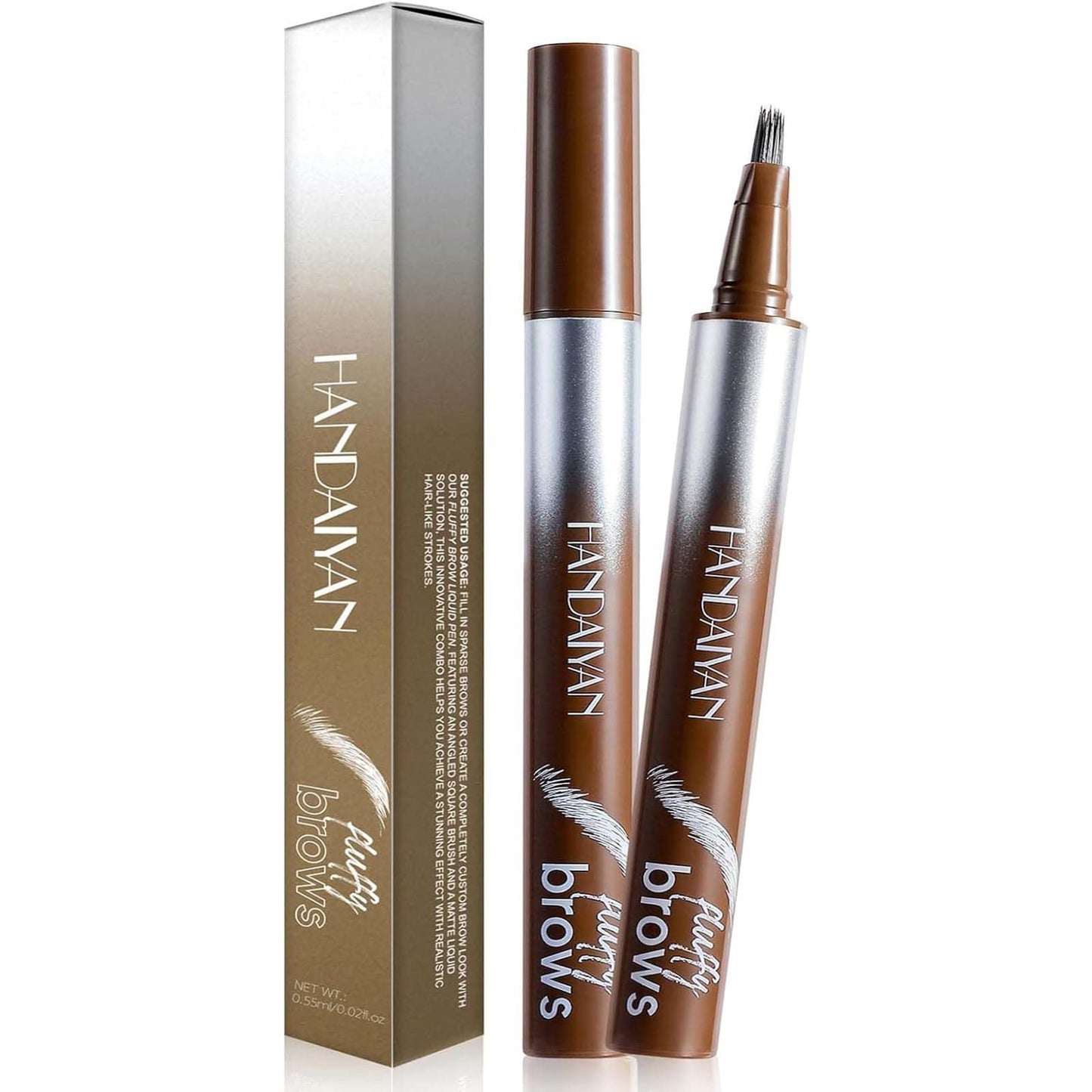 EveBeaty Magic Liquid Eyebrow Pen with Angled Brush – Waterproof, Long-Lasting Brow Pencil for Natural, Full-Looking Brows