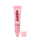 Lottie London Tinted Lip Peptide in Cotton Candy, Hydrating skincare/makeup hybrid lip balm with Shea Butter & Vitamin E to repair and nourish lips with a sheer, glossy tint