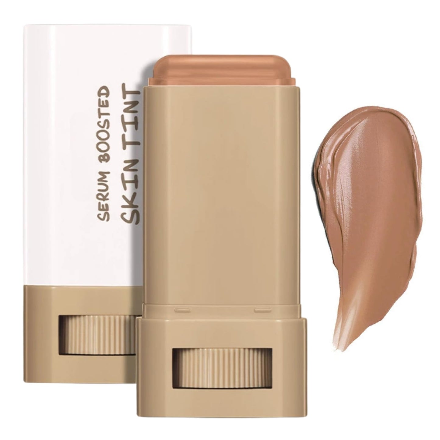 NLFOX Skin Tint Foundation - Natural Foundation Stick - Even skin Tone Balm foundation - Portable Serum founDation Moisturizing Essence Stick - Beauty Balm Serum Boosted Tint Concealer (Colour, # 06)