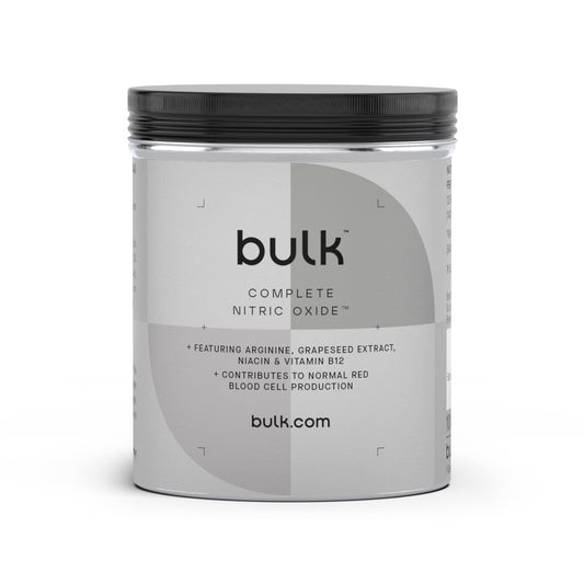 Bulk Complete Nitric Oxide Capsules, Pre Workout, Pack of 180, Packaging May Vary