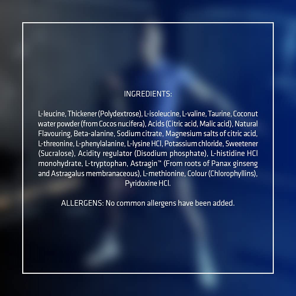 USN Complete Amino Apple Flavour BCAA + EAA 400g (30 Servings): High Impact Essential Amino Acids & BCAA Powder