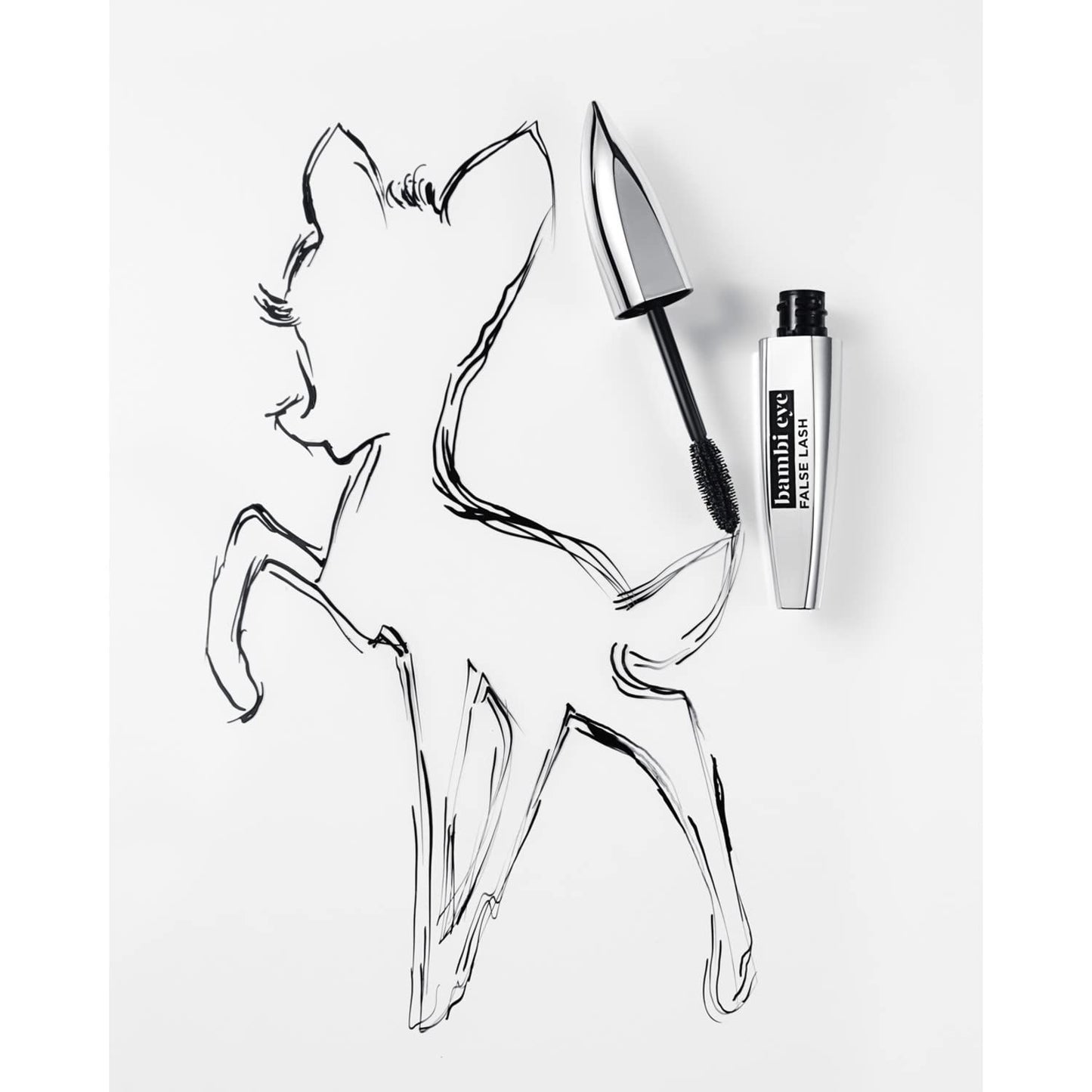 L'Oreal Paris False Lash Bambi Mascara Black, 8.9 ml (Pack of 1)