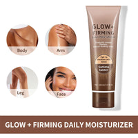 AWHXJLY Intensive Tanning Gel, Daily Moisturizer for Sunless Tanner, Natural Tanning Accelerator Cream, Gradually Creates Flawless Natural Looking Color