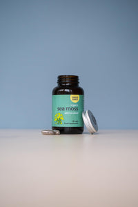 Wild Harvested Sea Moss Supplement by The Cornish Seaweed Company | Use for Improved Cognitive Function | 1 Months Supply 60 Capsules | 100% Organic Cornish Seaweed