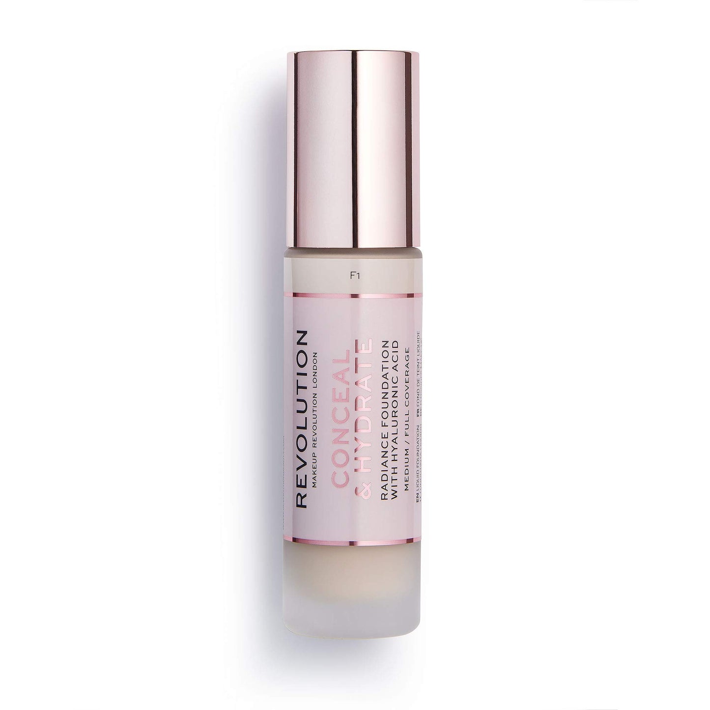Revolution Beauty London, Conceal and Hydrate, Foundation, F1, 23ml