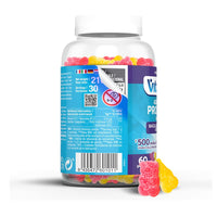 Vitaldin VITALDIN Probiotic Gummies – 500 Million CFU Bacillus Coagulans per Serving – 60 Chewable Gummies (1-Month Supply); Assorted Fruit Flavours – Digestive Support – Gluten Free – for Children & Adults