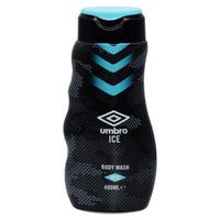 3 x Umbro Ice Body Wash Liquid - 400 ml - (with free fridge magnet)