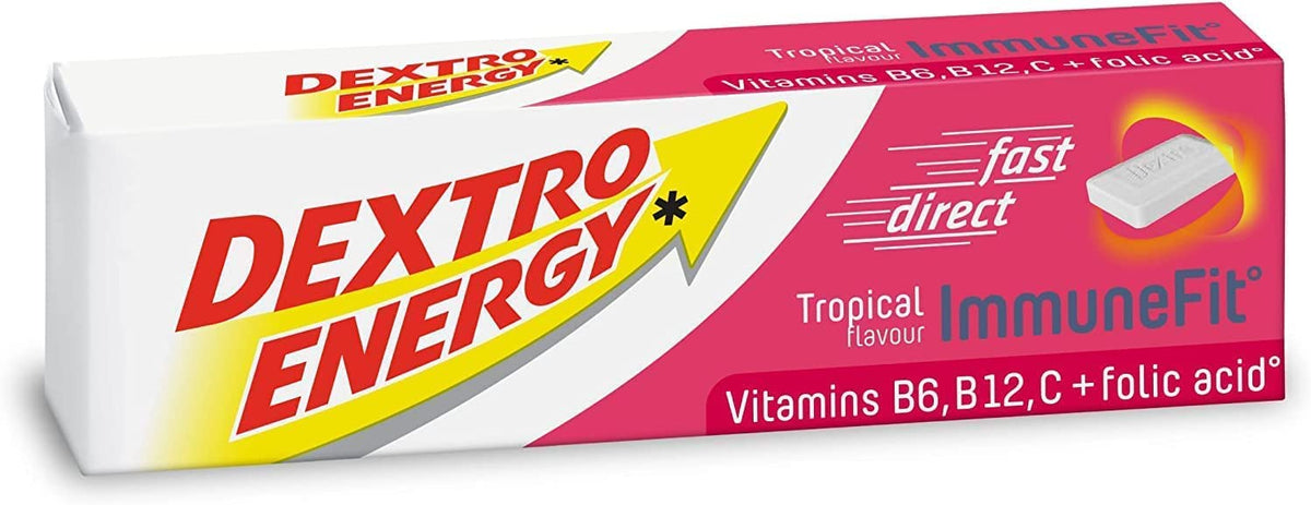 Dextro Energy Tablets Singles Tropical 47g x 24 Packets