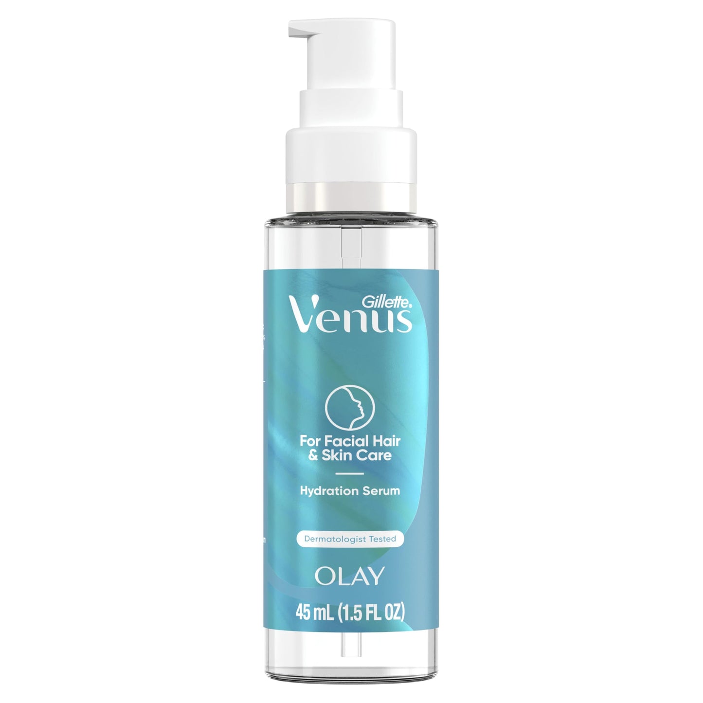 Gillette Venus Venus for Facial Hair & Skin Care Hydration Serum with Hyalaronic Acid, After Dermaplaning Soothing Serum for All Skin Types, Lightweight Moisturiser