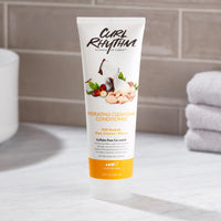Curl Rhythm Hydrating Cleanser Conditioner - Co-wash with Shea, Marula, and Coconut - Curly Hair Conditioner - Removes Dirt and Buildup - 295 ml