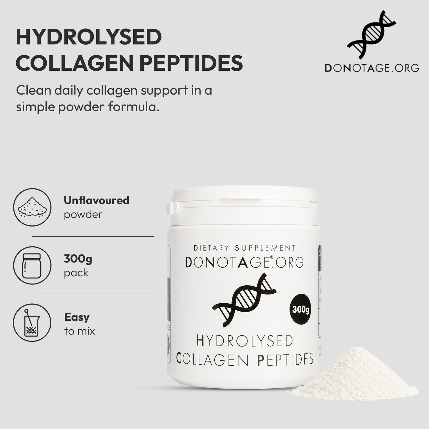 Generic Do Not Age Hydrolysed Collagen Peptides 300g