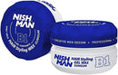 Nishman Hair Styling Wax for Men, B1 GumGum, Gummy Wax 150 ml | Edge Control | Ultra High Strong Hold | Hair Clay Aqua Wax (1 Pack)