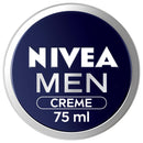 Nivea NIVEA Men Creme (75ml), Intensive Everyday Moisturising Cream for Whole Body, Fast-Absorbing Face, Body and Hand Cream, with Vitamin E and Aloe Vera Formula