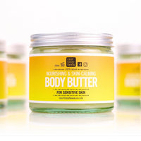 Our Tiny Bees Unscented Body Butter | 100% Natural | Jojoba-Rich for Deep Hydration & Soft Skin | Nourishing skin softening, for prevention and healing of Eczema 250ml. (Unscented)